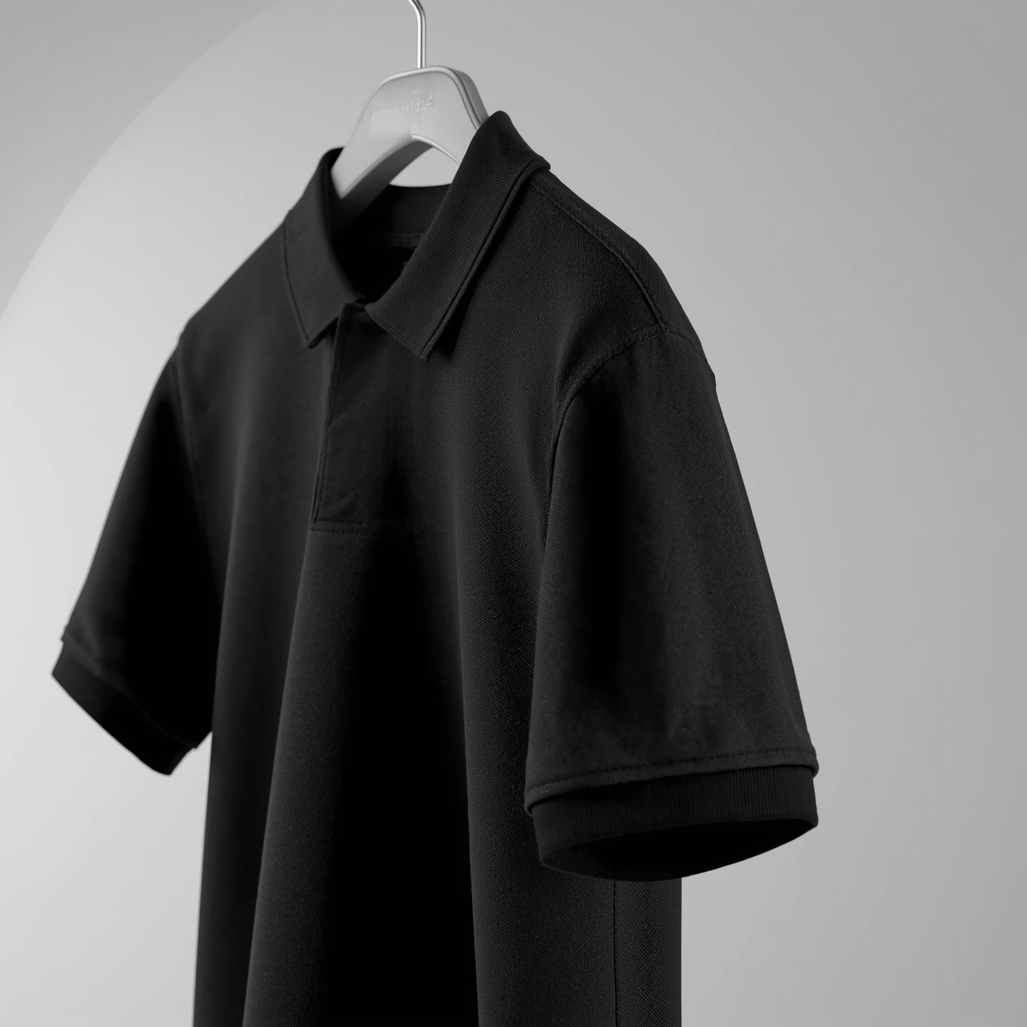 NextFly Premium Black Polo T-Shirt for Men β Classic Fit, Soft Cotton, Stylish Casual Wear