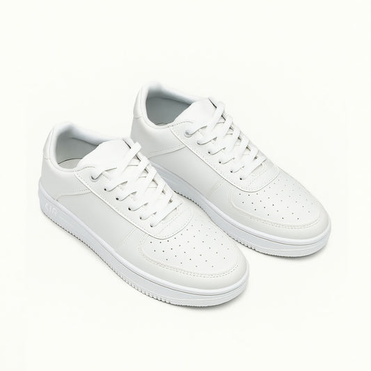 Nextfly Premium White Classic Sneakers – Casual Shoes