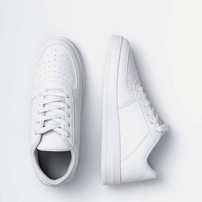 Nextfly Premium White Classic Sneakers – Casual Shoes