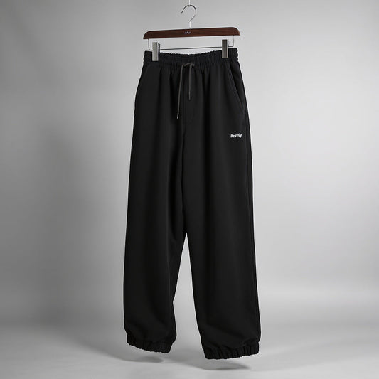 NextFly Men’s Black Baggy Pants – Relaxed Fit, Streetwear Style